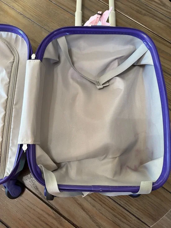 Pottery Barn Kids Girls Mackenzie Unicorn Hard Sided Spinner Travel Suit Case. - Picture 15 of 16